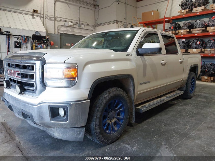 2014 GMC Sierra, Front, IAAI, VIN 3GTU2UEC5EG331357 — photo 2