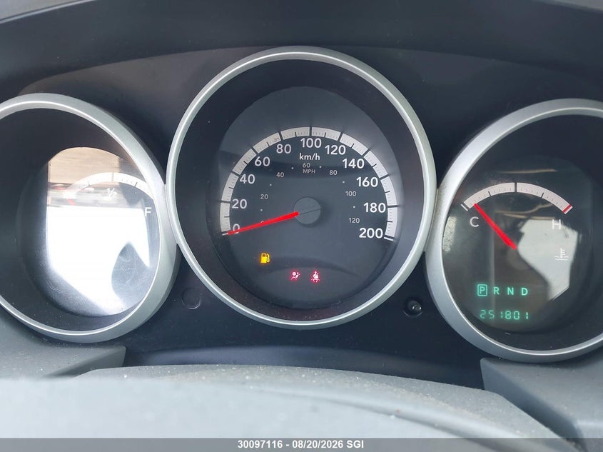 2010 DODGE CARAVAN VAN 3.3L V6 FI OHV 12V NF2