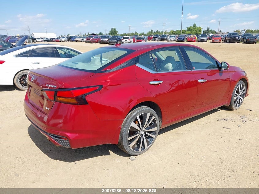 2019 NISSAN ALTIMA SEDAN 2.5L I-4 DI, DOHC, VVT, 182HP