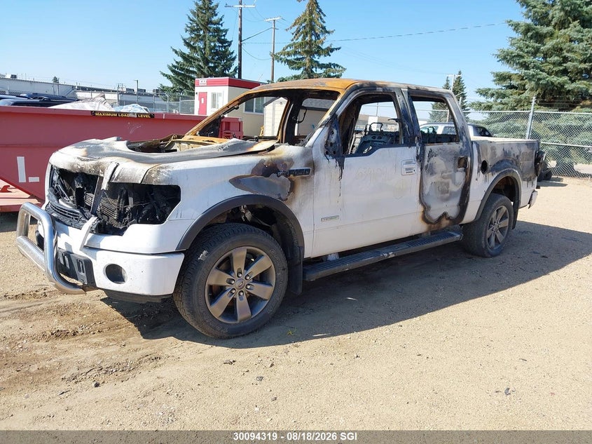 2013 Ford F-150, Повністю згоріле, IAAI, VIN 1FTFW1ET4DKF56212 — фото 2