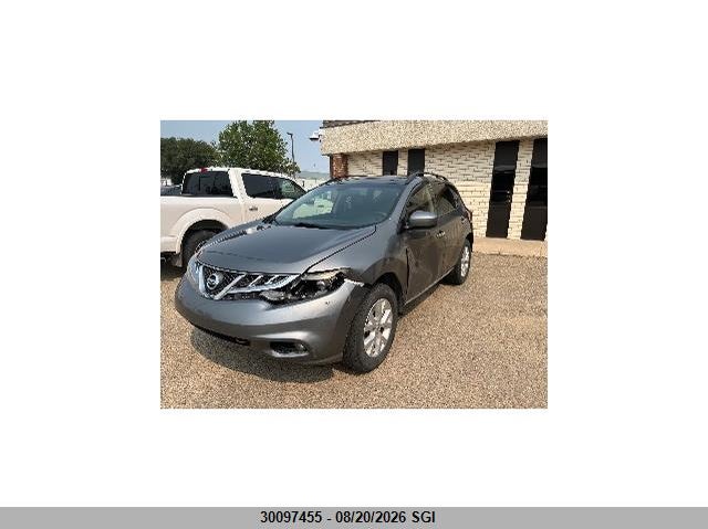 2014 Nissan Murano, Left Front, IAAI, VIN JN8AZ1MW5EW503207 — photo 2