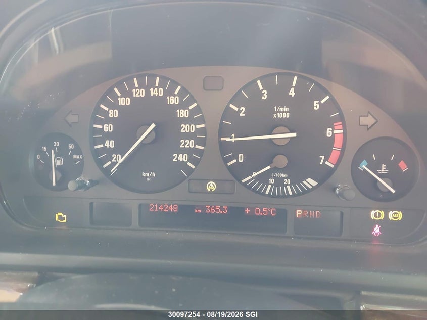 2000 BMW 5ER SEDAN 4.4L V-8 DOHC, VVT, 282HP