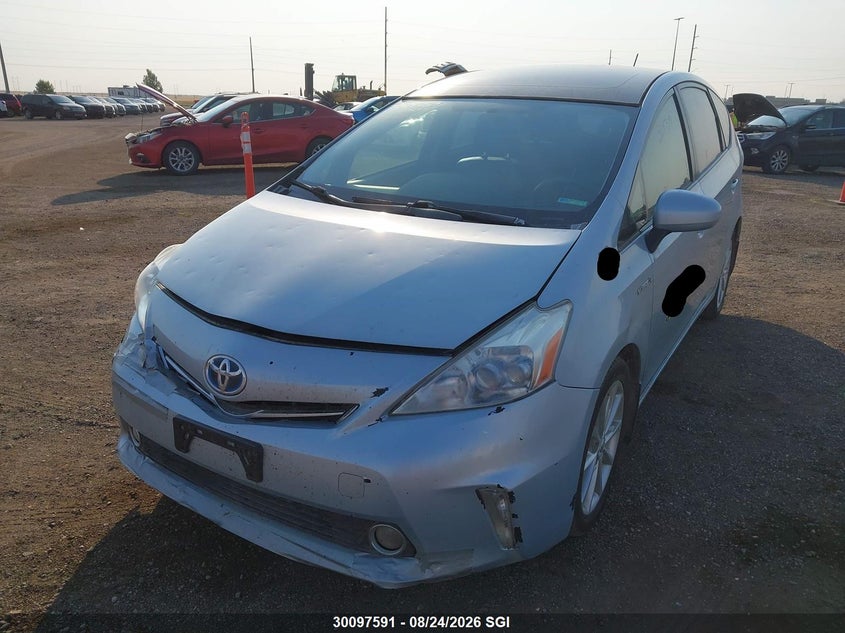 Vin: jtdzn3eu8c3072976, lot: 20144724, toyota prius v 20122