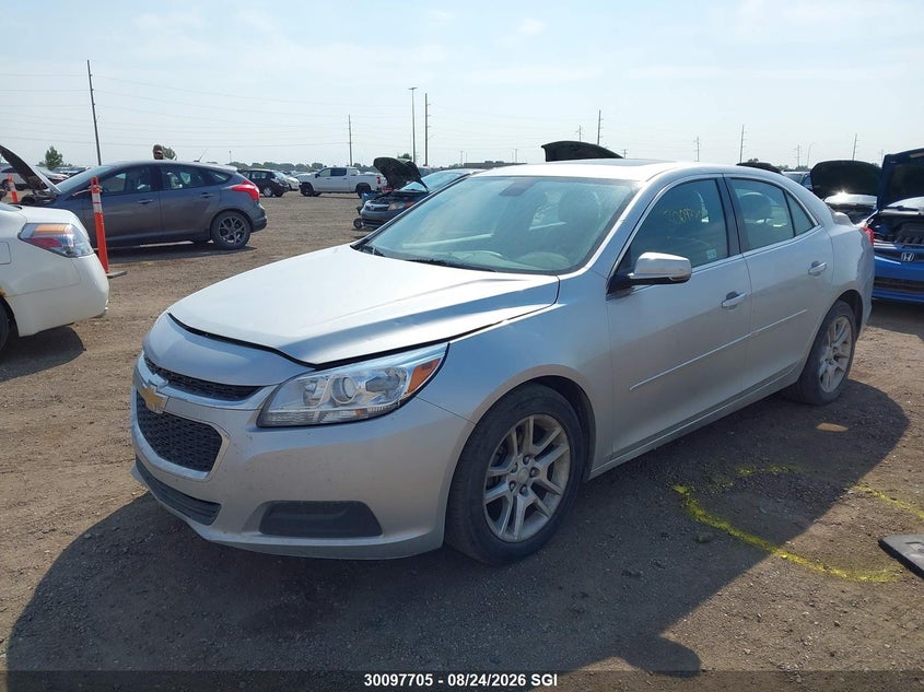 2014 Chevrolet Malibu, Hail, IAAI, VIN 1G11C5SL7EF237212 — photo 2