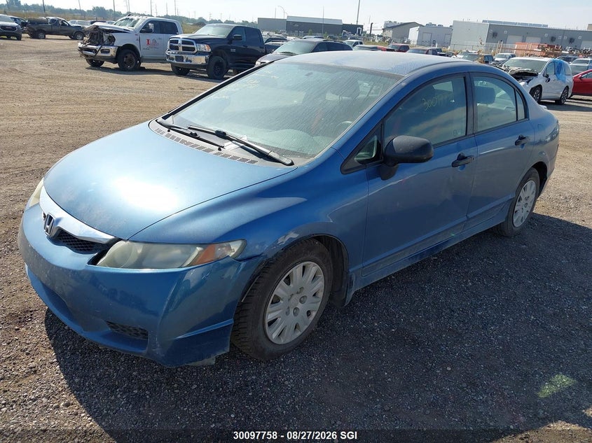 2010 Honda Civic, Викрадення, IAAI, VIN 2HGFA1F27AH029225 — фото 2
