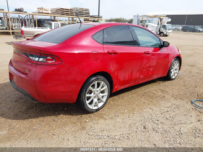 Vin: 1c3cdfbh1dd721227, lot: 20144982, dodge dart sxt 20134