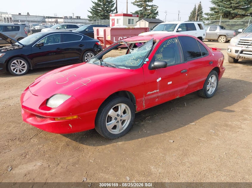 1999 Pontiac Sunfire, Переворот, IAAI, VIN 3G2JB5243XS827557 — фото 2