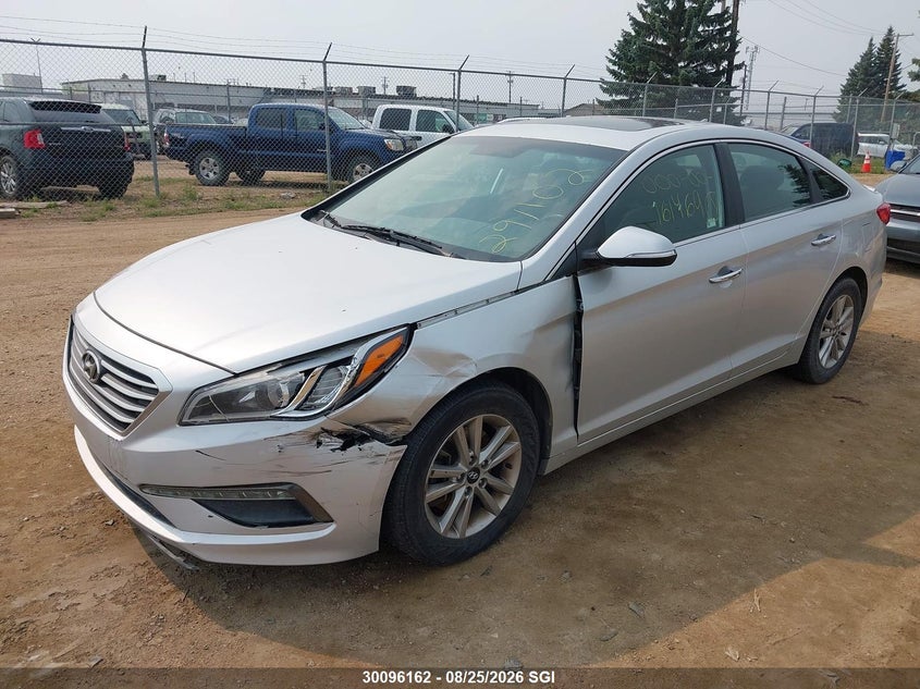 2016 Hyundai Sonata, Left Front, IAAI, VIN 5NPE24AF3GH291102 — photo 2