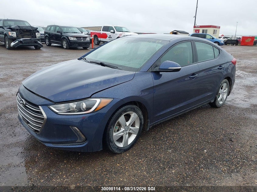 Vin: kmhd84lf0ju542335, lot: 20145457, hyundai elantra sel/value/limited 20182