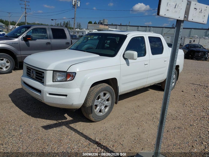 2007 Honda Ridgeline Rtl, Град, IAAI, VIN 2HJYK16507H539533 — фото 2