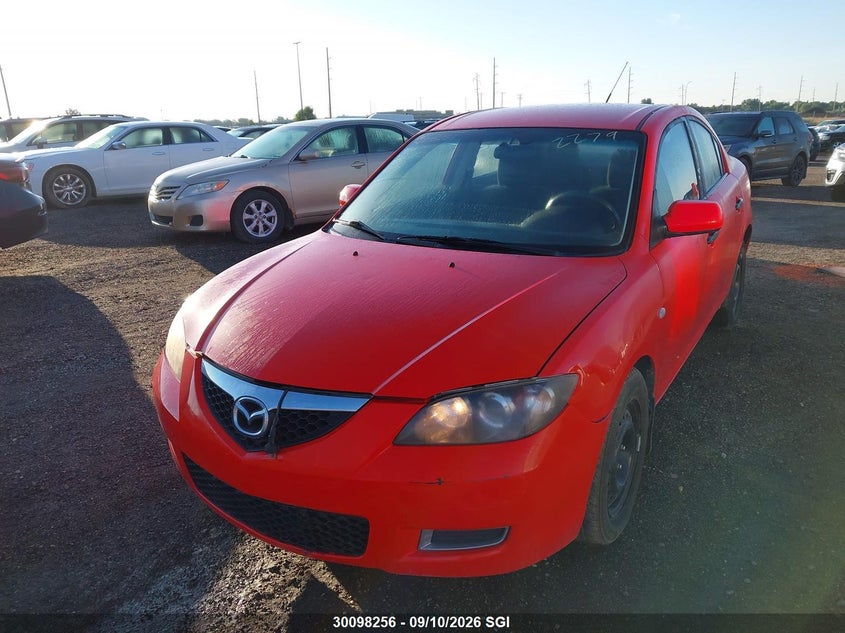 2008 Mazda 3, Hail, IAAI, VIN JM1BK32F081874196 — photo 2