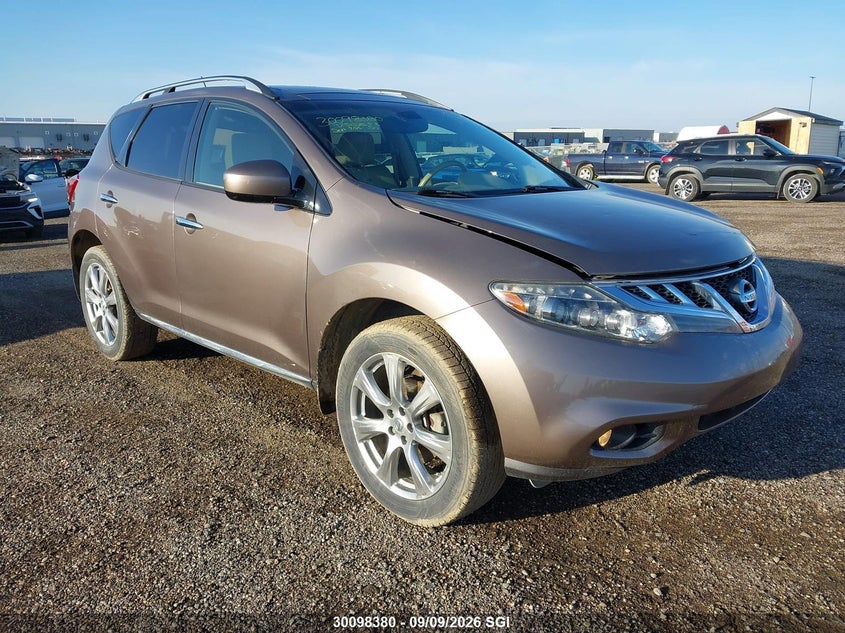 2014 Nissan Murano, Hail, IAAI, VIN JN8AZ1MW8EW502553