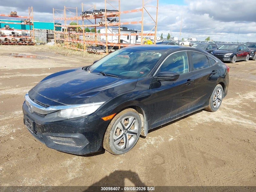 2016 Honda Civic, Град, IAAI, VIN 2HGFC2F57GH009656 — фото 2