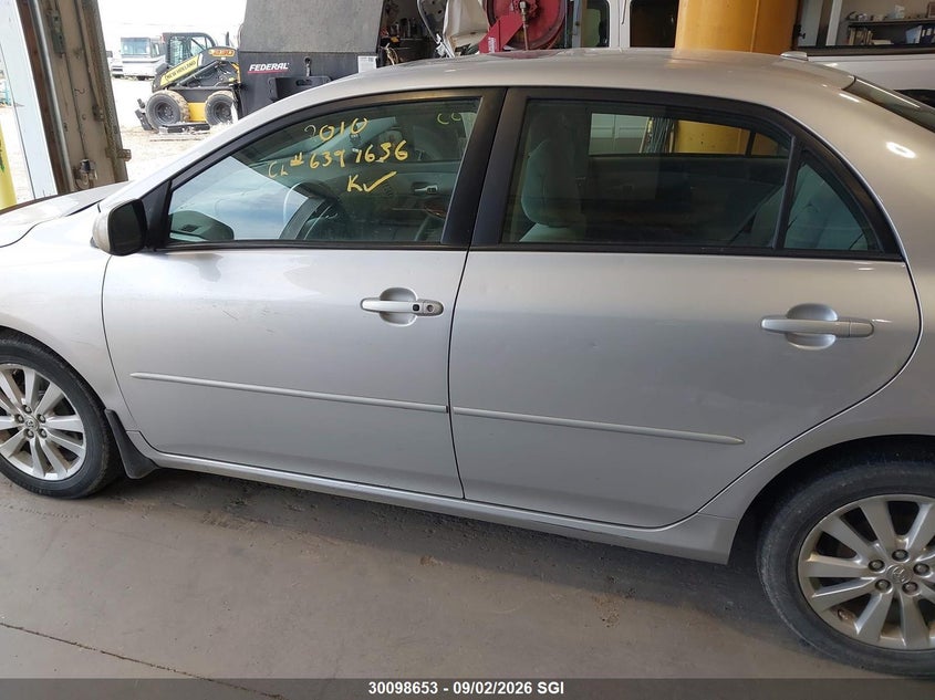 2010 TOYOTA COROLLA SEDAN 1.8L I-4 DOHC, VVT, REGULAR , 132HP
