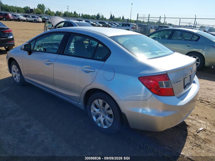 Vin: 2hgfb2f42ch059580, lot: 20147603, honda civic lx 20123