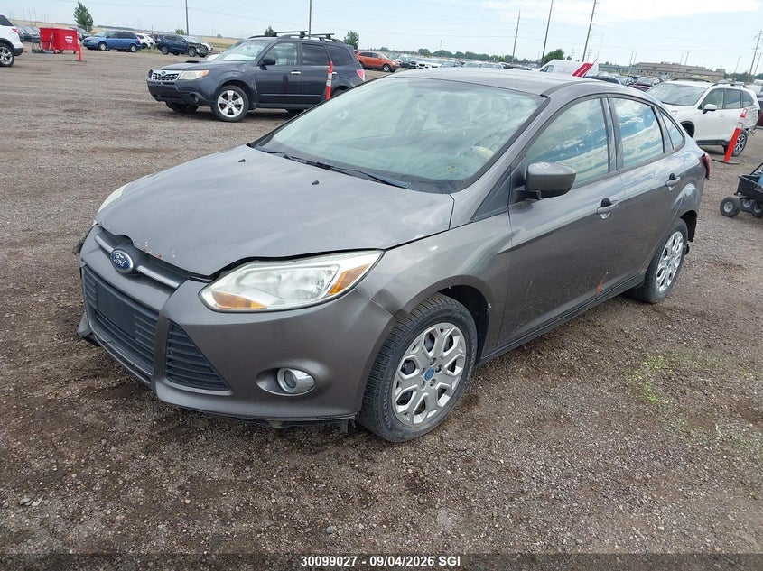 2012 Ford Focus, Left Rear, IAAI, VIN 1FAHP3F2XCL180444 — photo 2