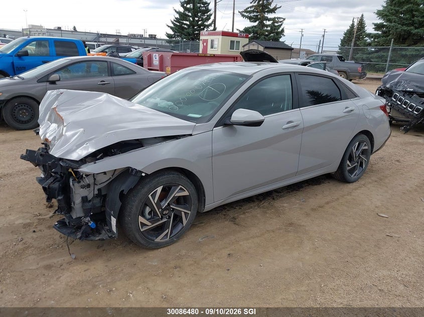 Vin: kmhln4dg7su008438, lot: 20147732, hyundai elantra luxury 20252