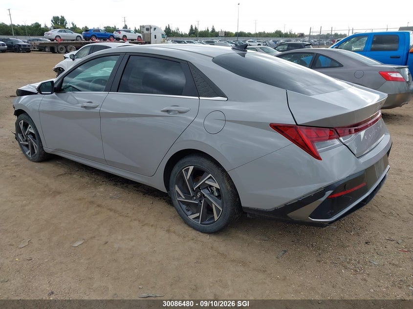 Vin: kmhln4dg7su008438, lot: 20147732, hyundai elantra luxury 20253