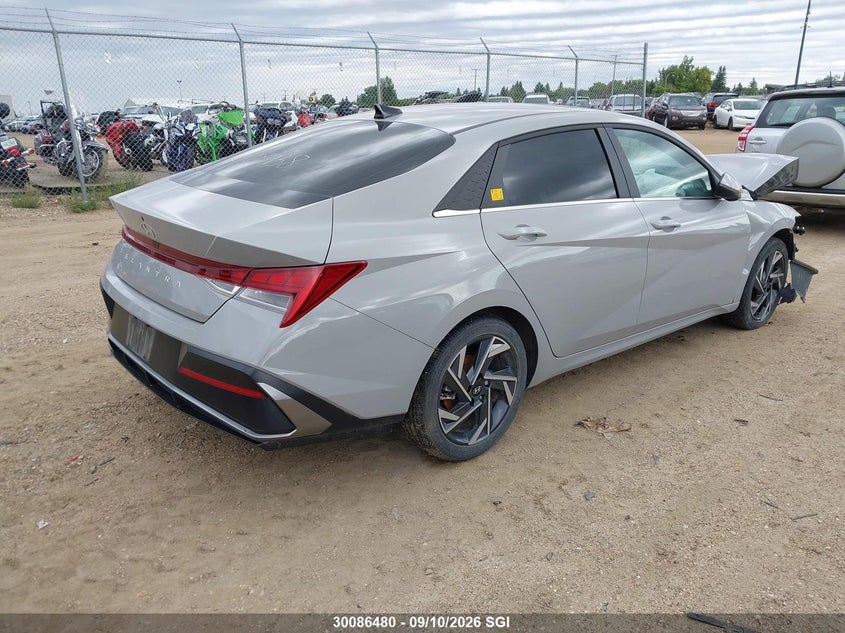 Vin: kmhln4dg7su008438, lot: 20147732, hyundai elantra luxury 20254