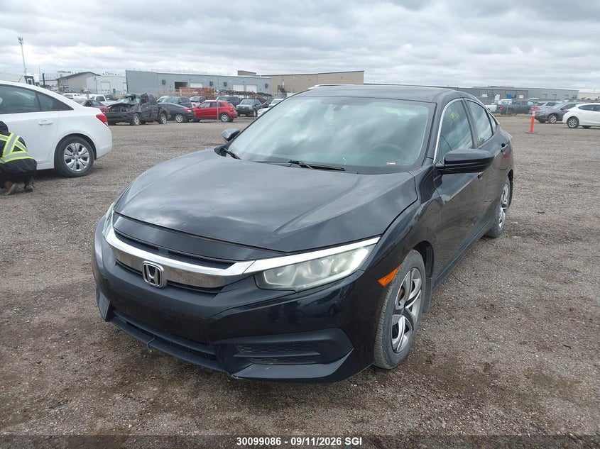 Vin: 2hgfc2f57gh001170, lot: 20147745, honda civic lx 20162