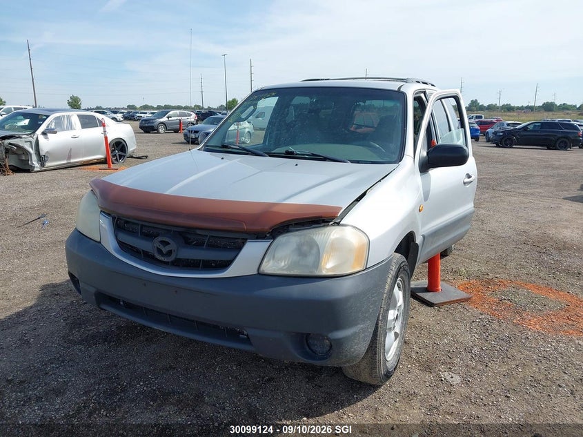 2001 Mazda Tribute, Правый зад, IAAI, VIN 4F2BU07BX1KM18219 — фото 2