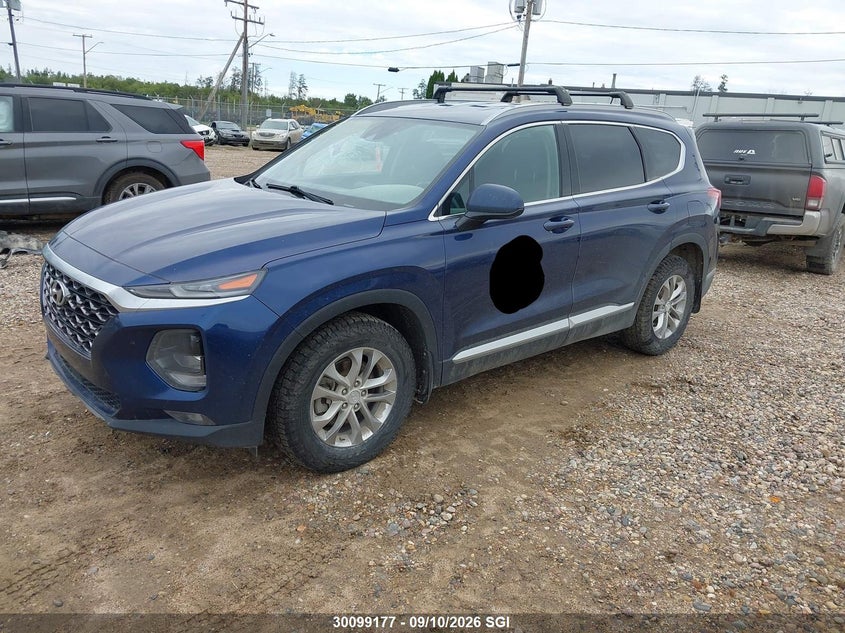 Vin: 5nms2cad6lh209589, lot: 20147876, hyundai santa fe se 20202