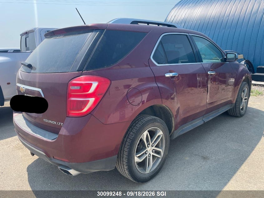 Vin: 2gnflge37g6262443, lot: 20147961, chevrolet equinox ltz 20164