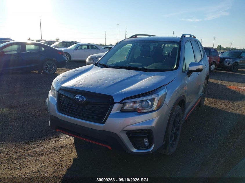 Vin: jf2skekc4kh524510, lot: 20147997, subaru forester sport 20192