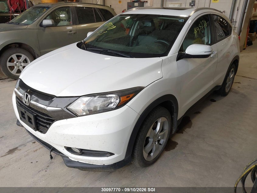 Vin: 3czru6h72gm105396, lot: 20148007, honda hr-v exl 20162