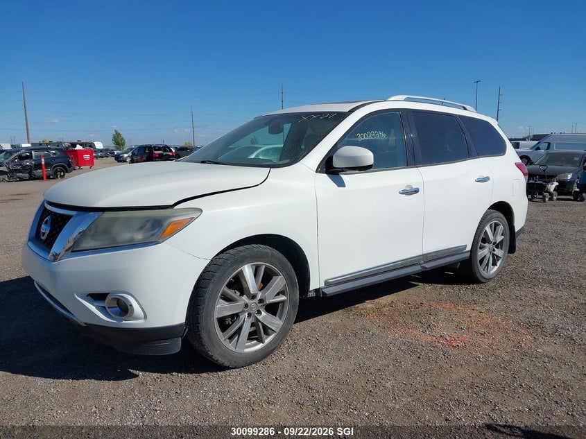 Vin: 5n1ar2mm4ec670915, lot: 20148031, nissan pathfinder s/sv/sl/platinum 20142