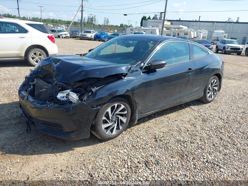 Vin: 2hgfc4a55hh400096, lot: 20148052, honda civic lx 20172