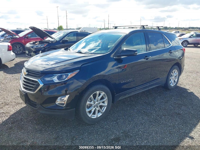 2018 Chevrolet Equinox, Hail, IAAI, VIN 2GNAXSEV7J6296375 — photo 2