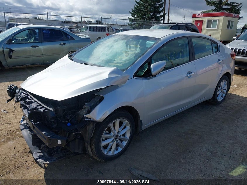 Vin: 3kpfl4a80he119411, lot: 20148165, kia forte ex 20172
