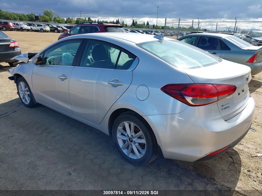 Vin: 3kpfl4a80he119411, lot: 20148165, kia forte ex 20173