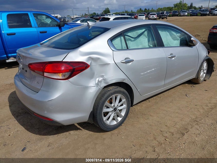 Vin: 3kpfl4a80he119411, lot: 20148165, kia forte ex 20174