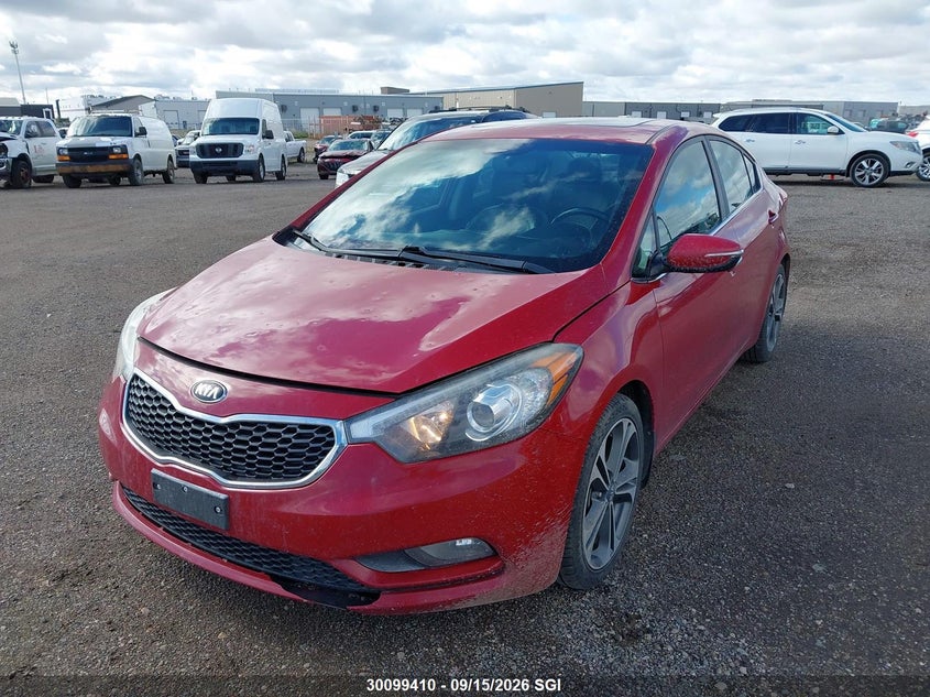 2015 Kia Forte, Hail, IAAI, VIN KNAFZ4A8XF5396376 — photo 2