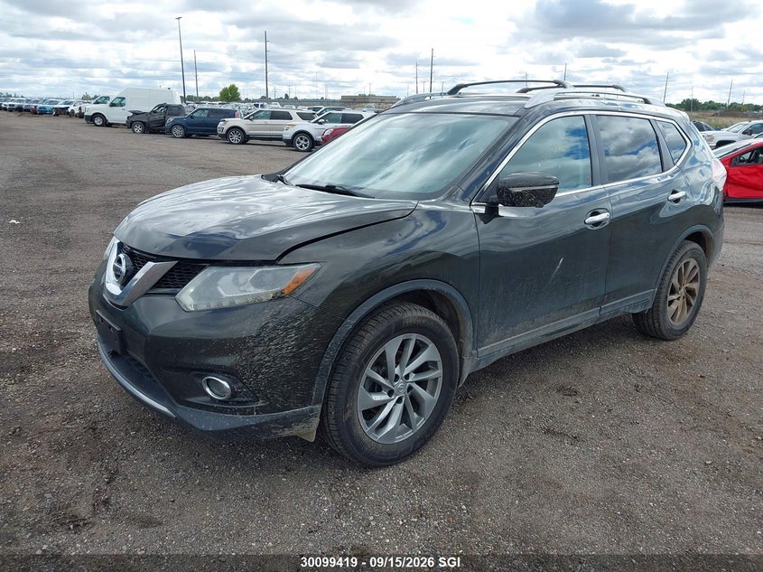 2014 Nissan Rogue, Град, IAAI, VIN 5N1AT2MV6EC843571 — фото 2