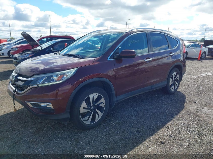 2016 Honda CR-V, Град, IAAI, VIN 5J6RM4H98GL801932 — фото 2