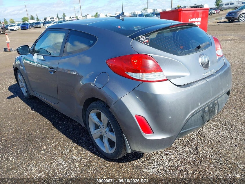Vin: kmhtc6ad9du133679, lot: 20148564, hyundai veloster 20133