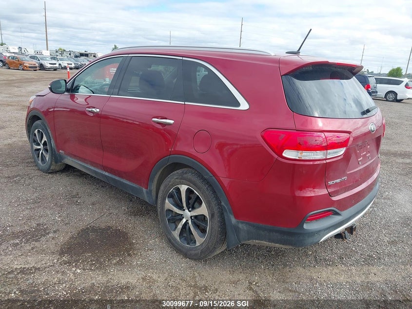 Vin: 5xyphda55gg093630, lot: 20148571, kia sorento ex 20163