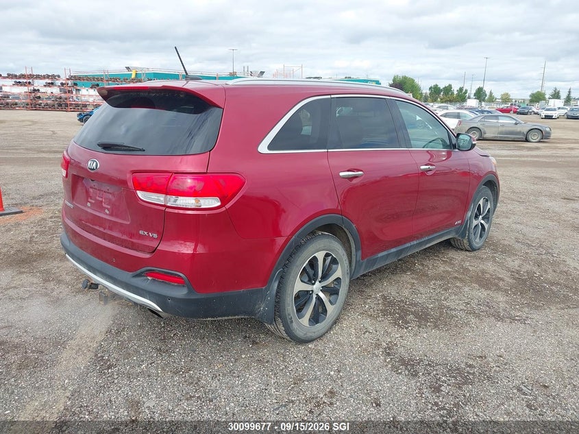 Vin: 5xyphda55gg093630, lot: 20148571, kia sorento ex 20164