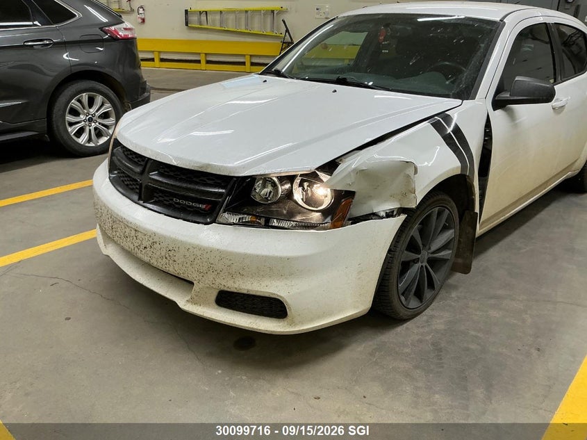 Vin: 1c3cdzab4dn697398, lot: 20148619, dodge avenger se 20132