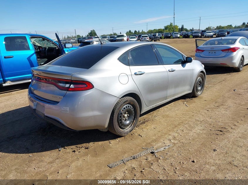 Vin: 1c3cdfcb3fd111228, lot: 20148708, dodge dart limited 20154