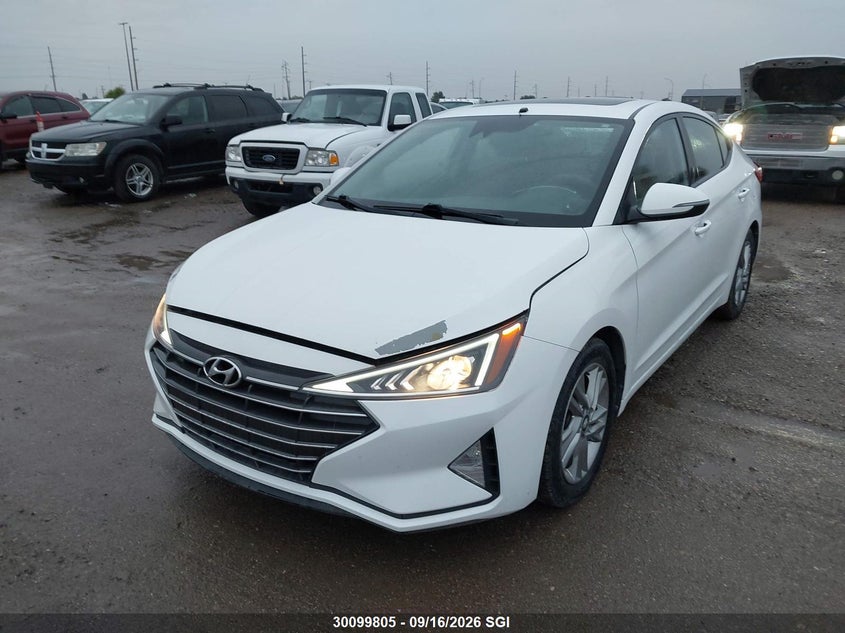 Vin: kmhd84lf0ku844810, lot: 20148766, hyundai elantra sel/value/limited 20192