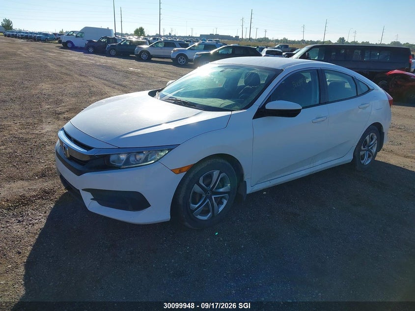 2018 Honda Civic, Град, IAAI, VIN 2HGFC2F54JH011596 — фото 2