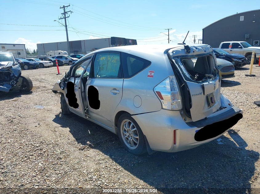 Vin: jtdzn3eu8ej007057, lot: 20149219, toyota prius v 20143