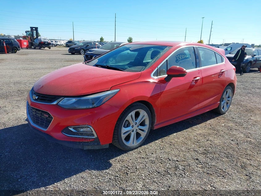 2017 Chevrolet Cruze, Град, IAAI, VIN 3G1BF6SM9HS575155 — фото 2