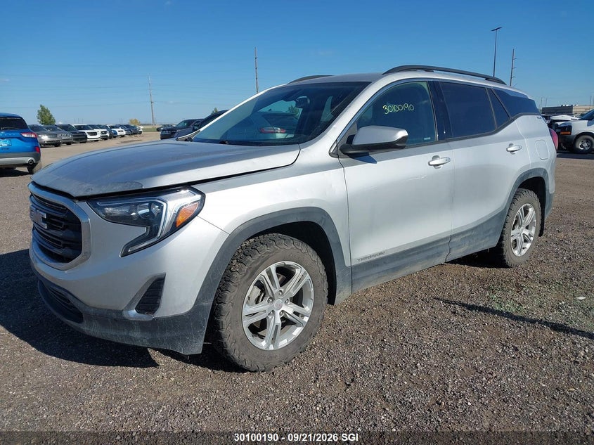 2019 GMC Terrain, Град, IAAI, VIN 3GKALTEV0KL307650 — фото 2