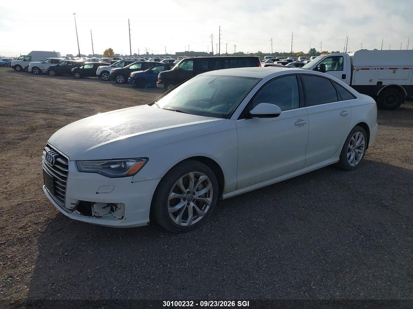 2016 Audi A6, Град, IAAI, VIN WAUFFAFC0GN082564 — фото 2