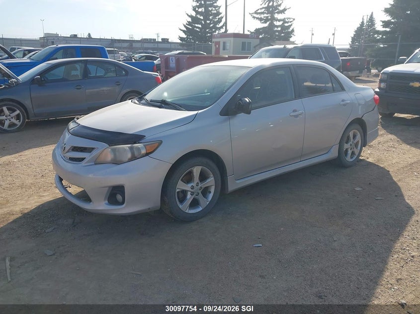 Vin: 2t1bu4ee5bc542924, lot: 20149411, toyota corolla s 20112